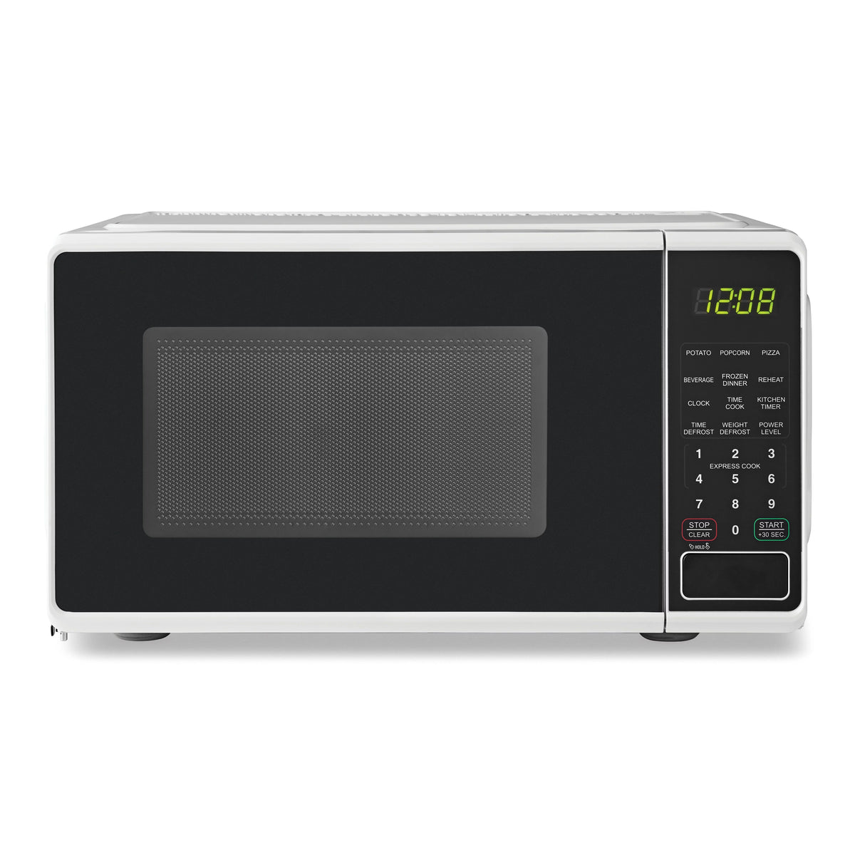 0.7 Cu ft 700 Watts White Countertop Microwave Oven P24594