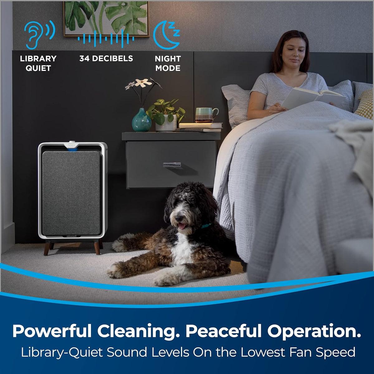 Smart Air Purifier with HEPA and Carbon Filters K8166