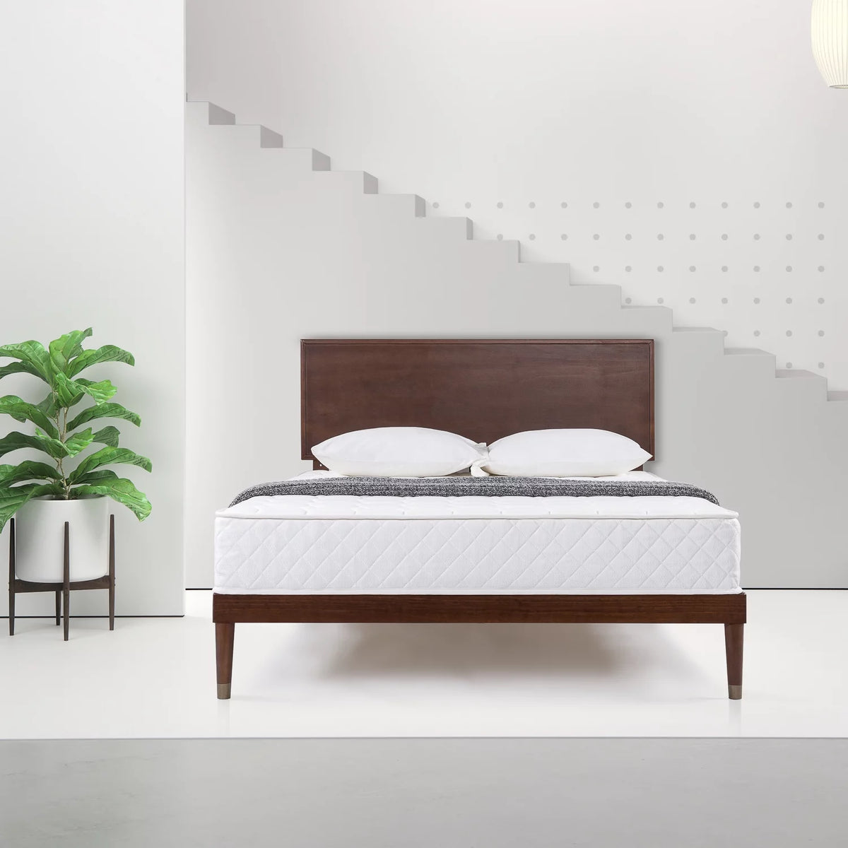 8" Quilted Hybrid Mattress of Comfort Foam and Pocket Spring, Full J609
