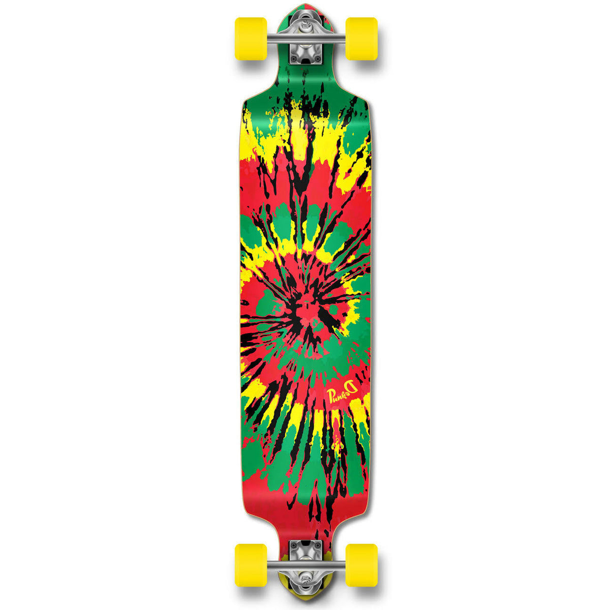 Drop Down Tiedye Longboard Complete J8349