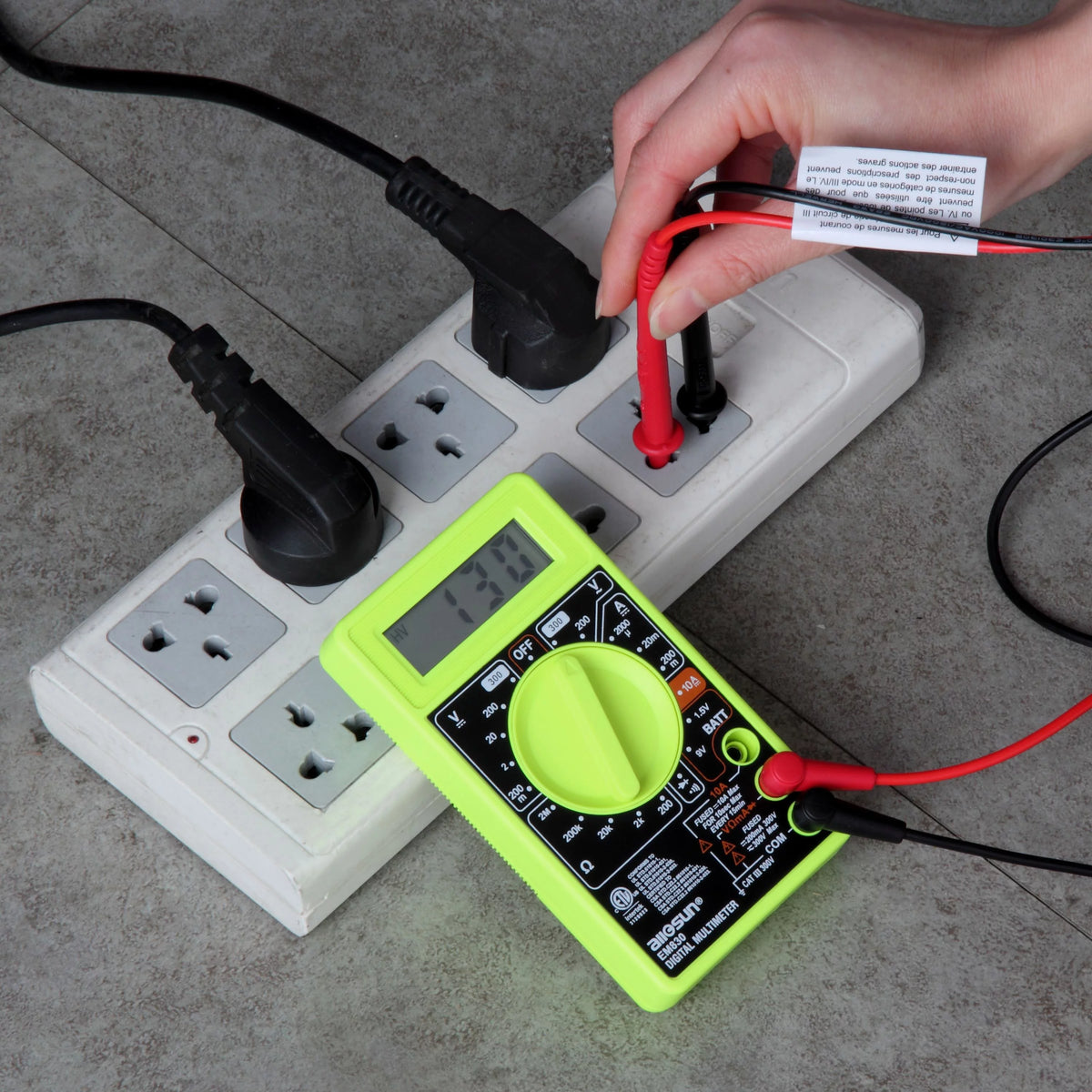 3 Piece Electrical Tester Kit with Storage Case S706
