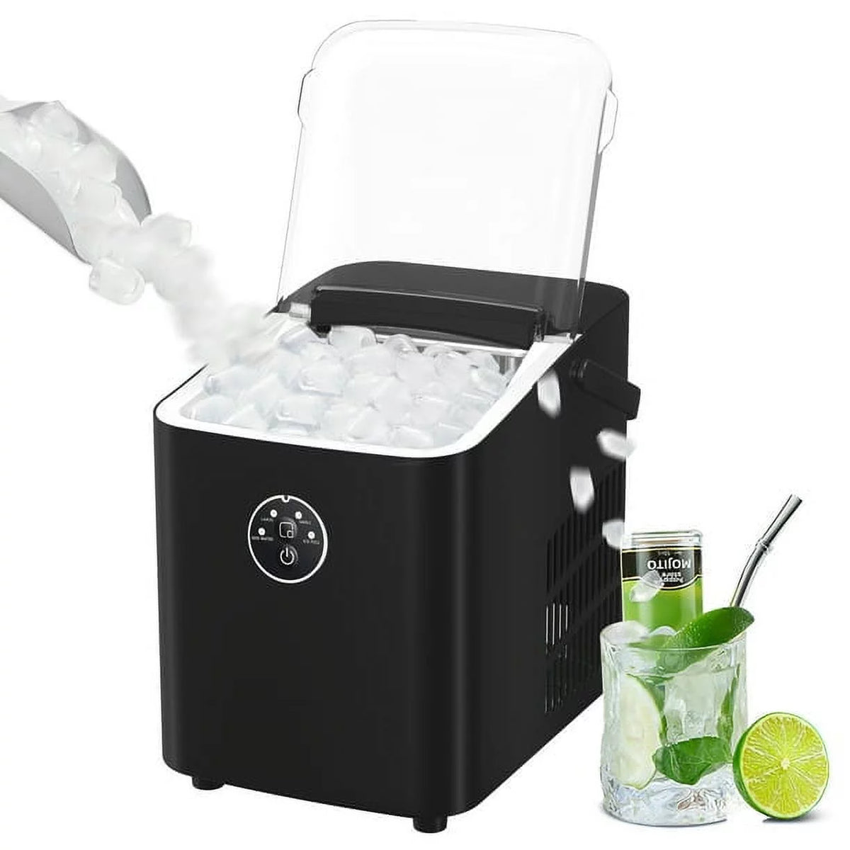 Portable Countertop Ice Maker 26lbs/24H Black R962