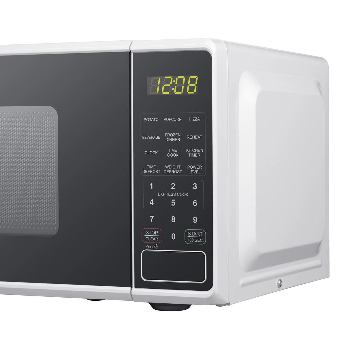 0.7 Cu ft 700 Watts White Countertop Microwave Oven P24594