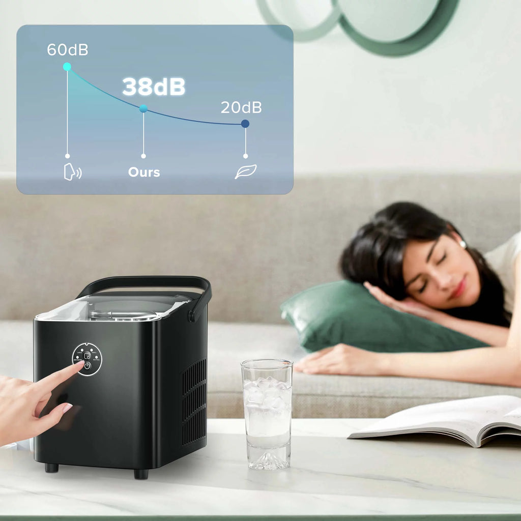 Portable Countertop Ice Maker 26lbs/24H Black R962
