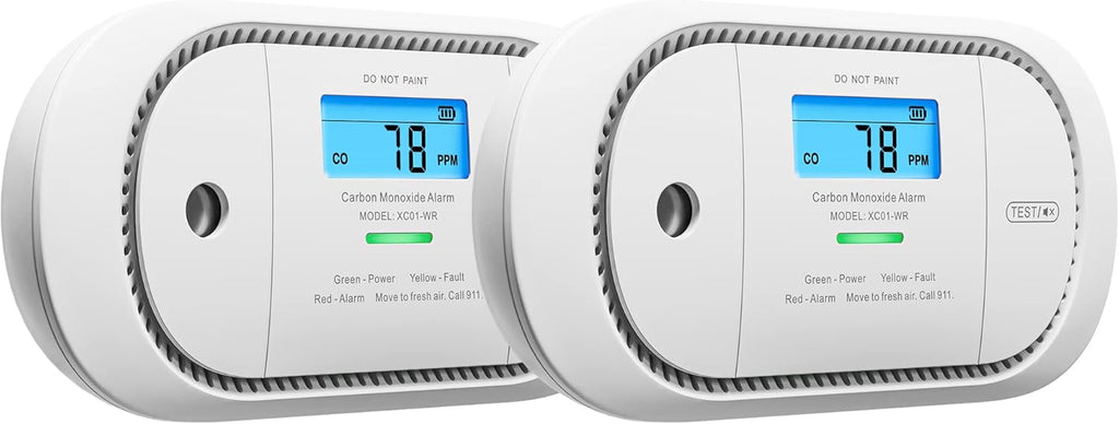Wireless Interconnected Carbon Monoxide Detector, Pack of 2 C475863