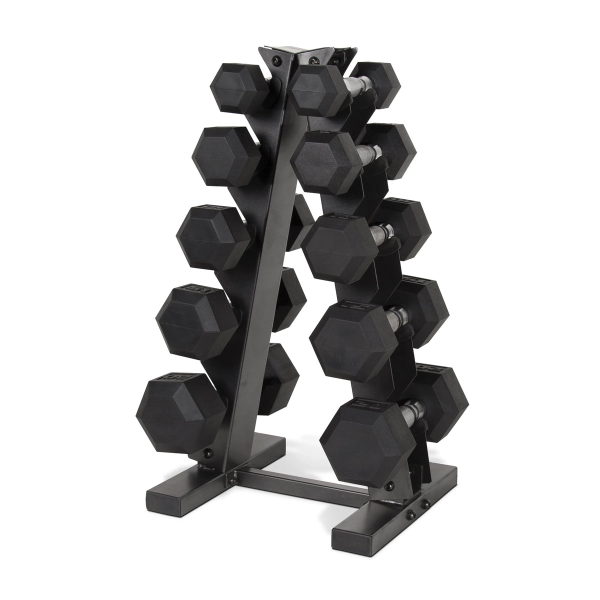 Black A-Frame Dumbbell Rack H480