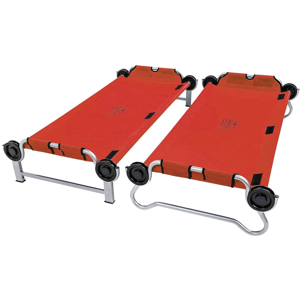 Red 2 Pack Camping Cot with Organizers E576242