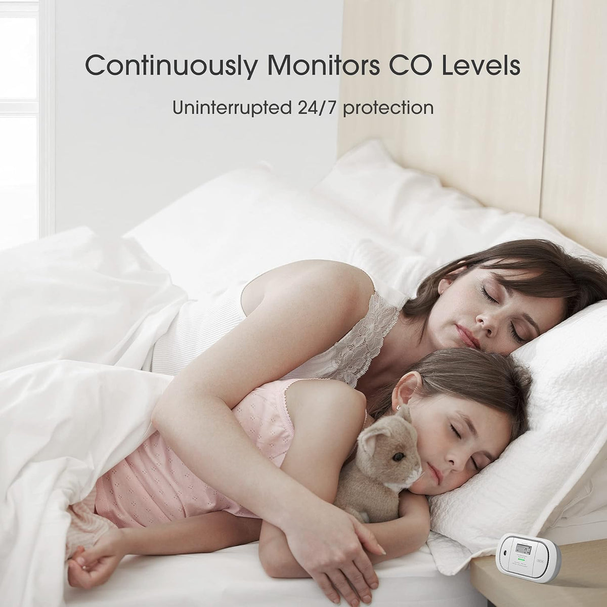 Wireless Interconnected Carbon Monoxide Detector, Pack of 2 C475863