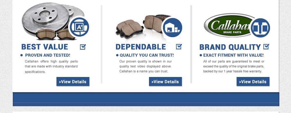 Front + Rear Loaded OE Calipers + Ceramic Brake Pads Kit Y5001