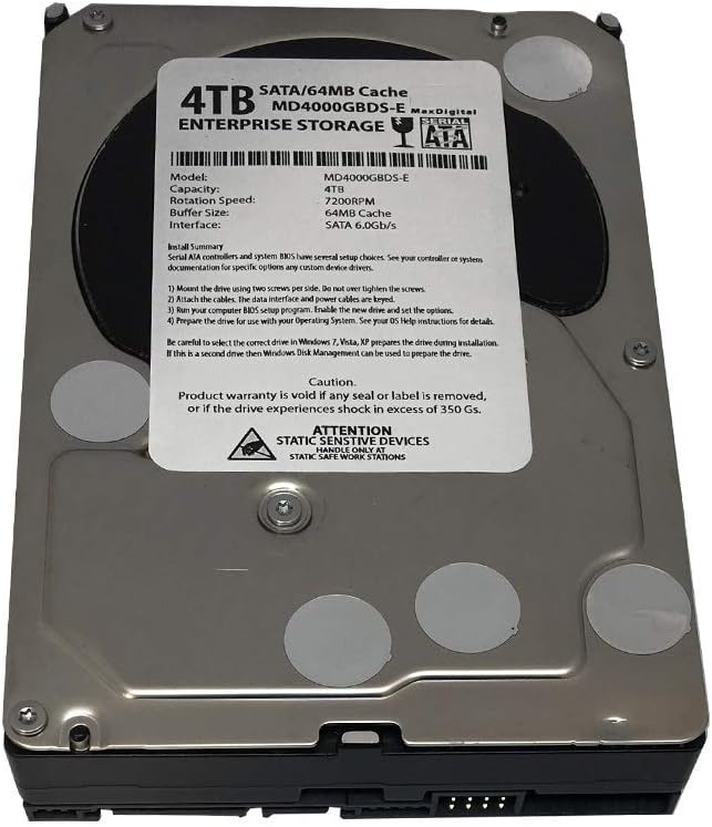 4TB 7200RPM SATA 3.5inch Internal Hard Drive K573575