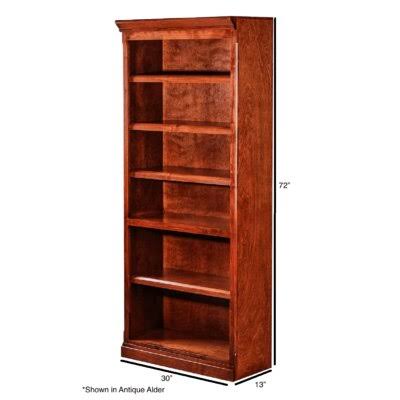 Navy Blue 7 Shelves Bookcase A945316