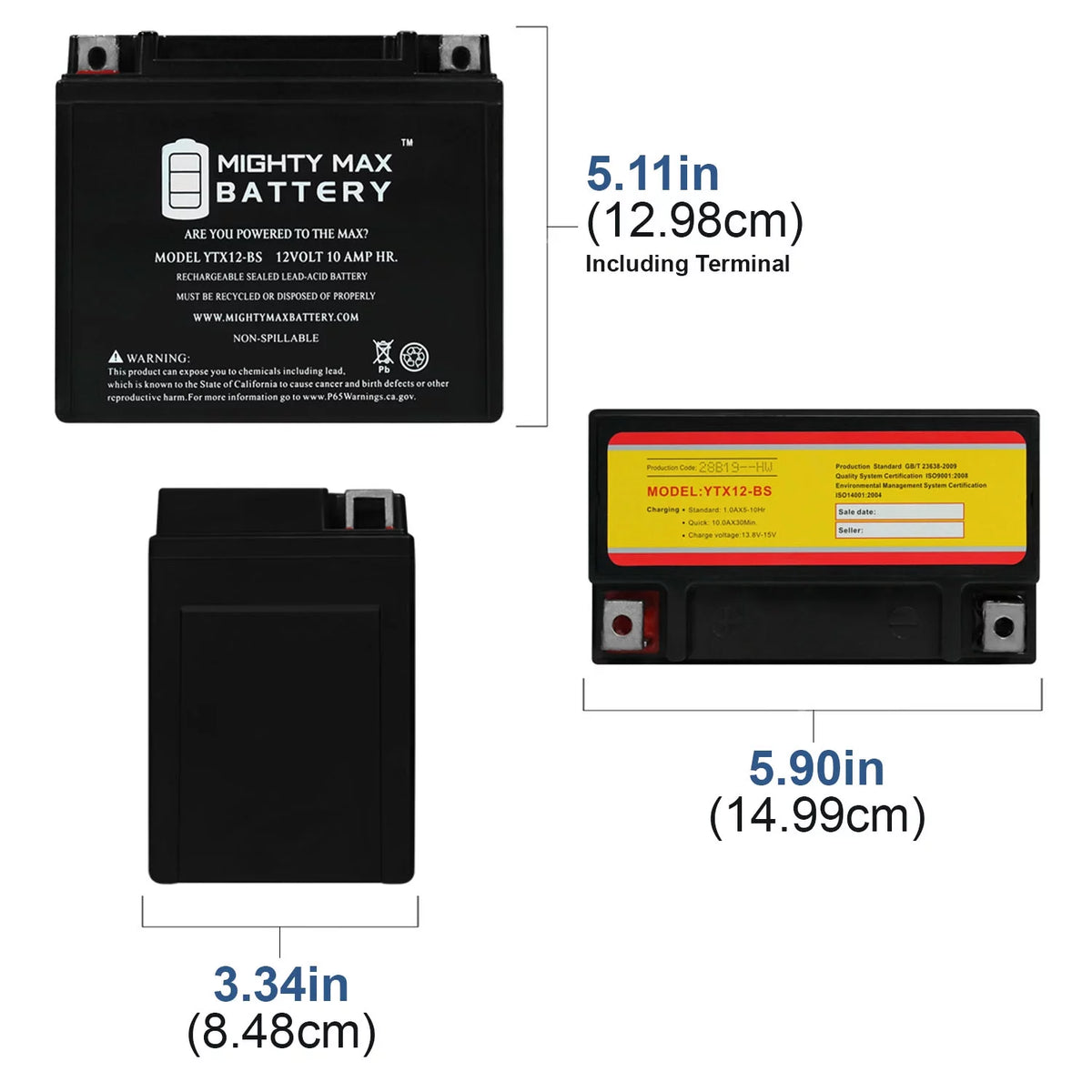 12V 10AH Battery P204818