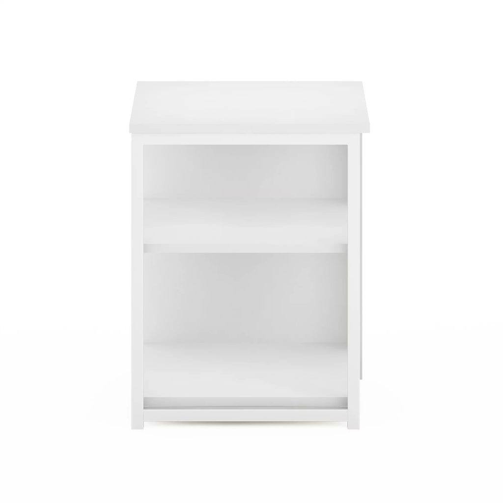 Solid White End Table W676694