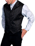 Black Western Vest L319290