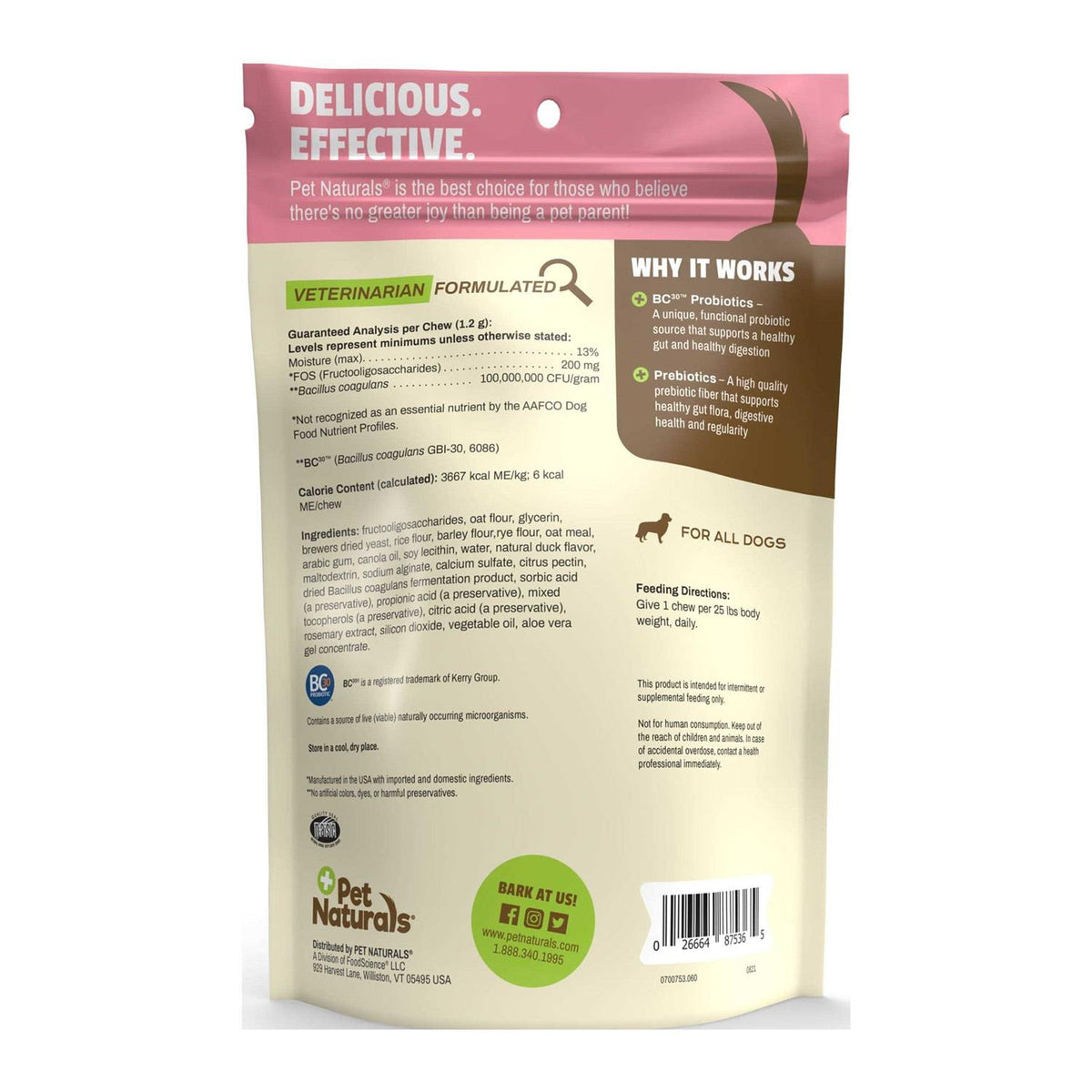 Daily Probiotic for Dogs J9696